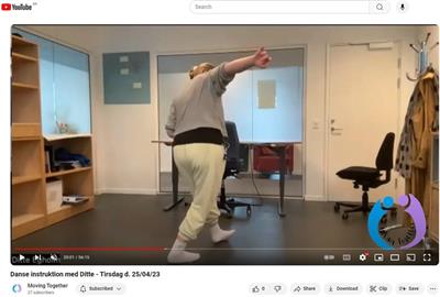Moving together—benefits of a 12-week online dance training intervention on static and dynamic postural stability and gait speed in older women: an exploratory pre-post study